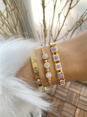 Jenny Daphne Kadın Altın Kaplama Bileklik