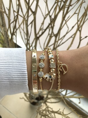 Jackferrero Özel Tasarım 4 Adet Karışık Kadın Bileklik Seti