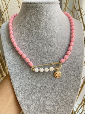 Jenny Daphne Kadın Detaylı Fimo Kolye Renk Atmaz