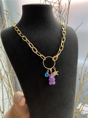 Jenny Daphne Kadın Altın Kaplama Renk Atmaz Kolye