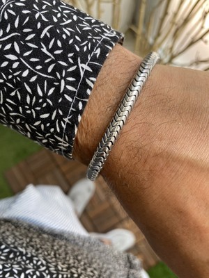 Jenny Daphne Erkek Makrome Örgü Erkek Bileklik Renk Atmaz Doğaltaş