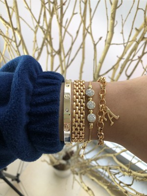 Jackferrero Özel Tasarım 4 Adet Karışık Kadın Bileklik Seti