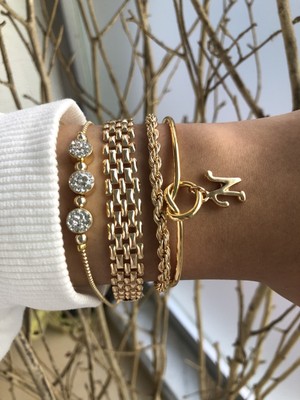 Jackferrero Kadın Bileklik Seti Renk Atmaz Kombin