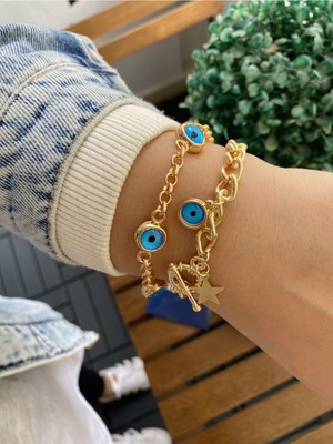 Jackferrero Kadın Altın Kaplama Renk Atmaz Bileklik