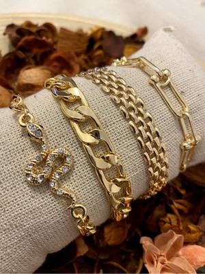 Jackferrero 4 Adet Karışık Kadın Bileklik Seti