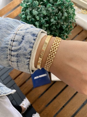 Jackferrero Kadın Altın Kaplama Renk Atmaz Bileklik