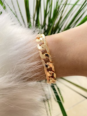 Jackferrero Kadın Altın Kaplama Renk Atmaz Bileklik