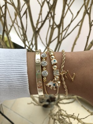 Jackferrero Özel Tasarım 4 Adet Karışık Kadın Bileklik Seti