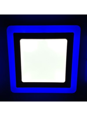 Cnl Çift Renkli Boyut: 32X32CM Sıva Altı Kare 36 Watt (24+12) LED Spot Armatür 6500K (Beyaz Aydınlatma)