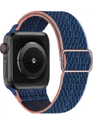 Gregoss Apple Watch Uyumlu Saat Bandı ( 38-40-41 Mm)Ayarlanabilir Elastik Solo Döngü Kordon