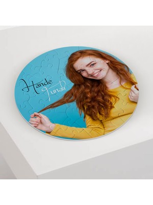 BK Kişiye Özel Yuvarlak Puzzle