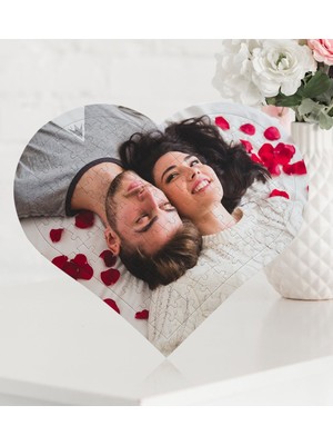 BK Kişiye Özel 69 Parça Kalp Puzzle