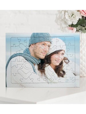 BK Kişiye Özel 49 Parça I Love You A4 Puzzle