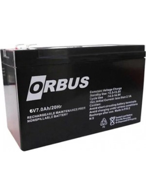 Orbus 6V 7AH 150*34*94 mm Kuru Akü