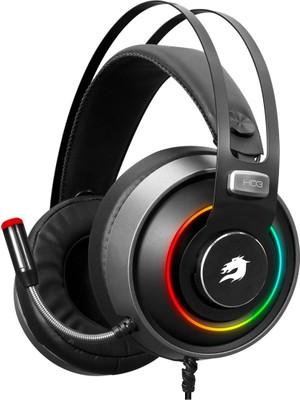 GameBooster H03 Dragon King Running RGB LED Titreşimli 7.1 Siyah Oyuncu Kulaklığı GB-H03