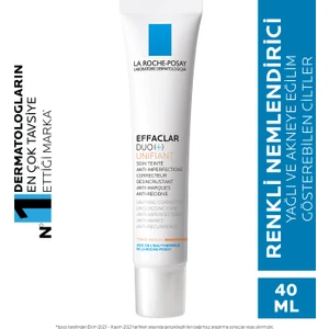 La Roche-Posay Effaclar Duo(+) Bakım Kremi Akneye Eğilim Gösteren Ciltler Renkli Orta 40Ml