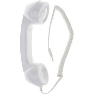 3.5mm Mic Retro Cep Telefonu Ahize Telefon Klasik Alıcı Beyaz