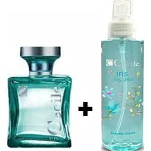 Iris  Edt 100 Ml + Iris Body Mist Sprey 150 Ml