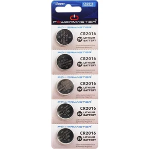 Ata Elektronik Garaj Kepenk Bariyer Araba Araç Otomobil Kumandası Pili Powermaster CR2016 3 Volt Lityum Para Pil 5li Paket