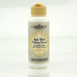 Akrilik Vernik 120 ml Kadife Dokulu Mat