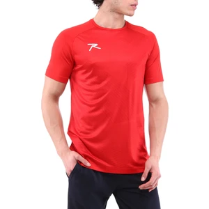 Erkek Baskılı T-Shirt Justa Kırmızı