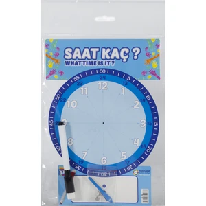 Mavi Yaz Sil Eğitici Saat Yazsil