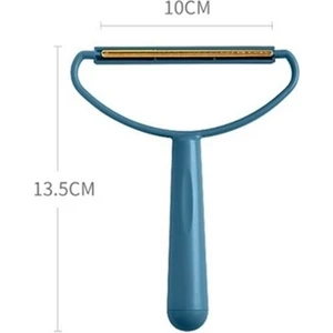 Kitchen Live Çift Taraflı Elbise Kazak Plastik Kumaş Tüy Alma ve Tiftik Temizleyici Toplayıcı Taşınabilir Mavi