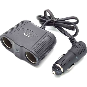 Olesson Araç Çakmak Çoklayıcı  2 Port Çakmak Çoklayıcı 12V / 24V 100W