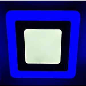 Çift Renkli 14,5 x 14,5cm Sıva Üstü Kare 9 Watt (6+3) Spot Armatür 6500K (Beyaz)