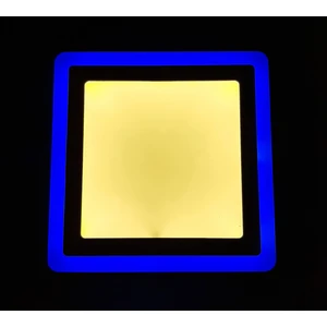 Çift Renkli 24,5 x 24,5cm Sıva Üstü Kare 24 Watt (18+6) Spot Armatür 3000K (Gün Işığı)