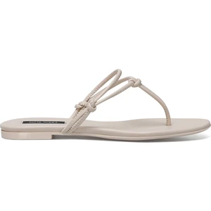 Nine West Etel 2fx Bej Kadın Düz Terlik