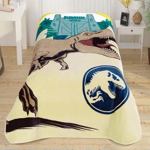 Lisanslı Jurassic World Tek Kişilik Battaniye