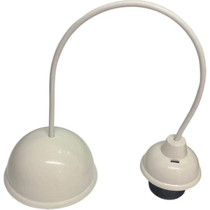 Beyaz Renk E-27 Sarkıt Kablolu Set Duy 3 Adet