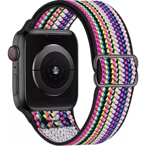 Apple Watch Uyumlu Saat Bandı ( 38-40-41 Mm)Ayarlanabilir Elastik Solo Döngü Kordon