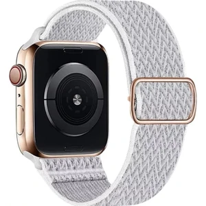 Apple Watch Uyumlu Saat Bandı ( 38-40-41 Mm)Ayarlanabilir Elastik Solo Döngü Kordon