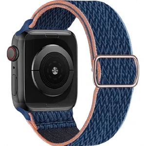 Apple Watch Uyumlu Saat Bandı ( 38-40-41 Mm)Ayarlanabilir Elastik Solo Döngü Kordon