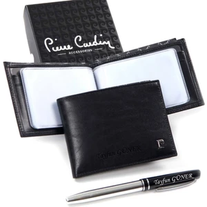 Pierre Cardin Isme Özel Pierre Cardin Deri Cüzdan Çok Kartlıklı Siyah P075S