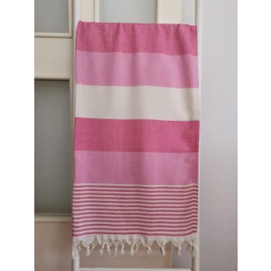 Melis Home Peştemal, Banyo Havlusu, Plaj Havlusu, Hasır Pembe