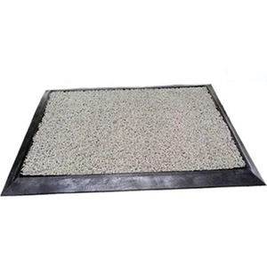 Çobanoğlu Grup Dezenfektan Havuzlu Kapı Önü Hijyenik Gri Kıvırcık Paspası 68 x 50 cm.