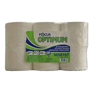 İçten Çekmeli Tuvalet Kağıdı 12 x 80 Metre 4 kg Rulo Eni 11.6