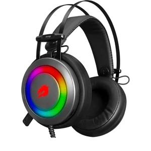 H16 Storm RGB 7.1 Vitrual Kısa Mikrofonlu Gri Oyuncu Kulaklığı GB-H16