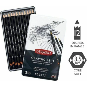 Derwent Dereceli Graphic Kalem Set 9b-H 12 Li 34215
