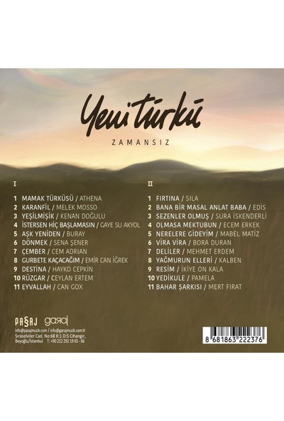 Yeni Türkü - Zamansız (2 Cd)