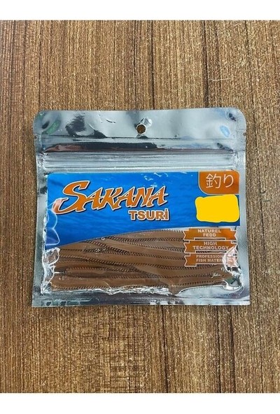Tsuri 0,8 gr 10 cm Professional Silikon Yem Kahverengi