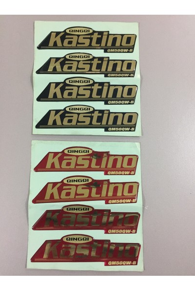 KASTINO50 Amblem Etiket Takım