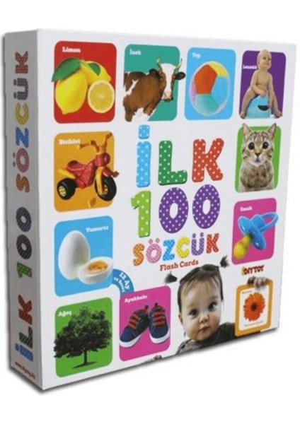 Diy-Toy Diytoy Ilk 100 Sözcük + Magnet Hayvanlar Tamamlama (2 Ürün Bir Arada)