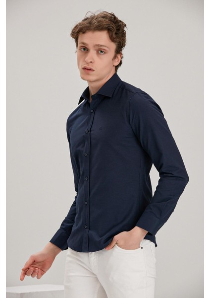 Slim Fit Gömlek (E21-PRGR)