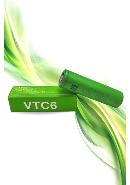 Vtc6 18650 3.7 Volt 3000 mAh Li-Ion Şarj Edilebilir Pil 4'lü