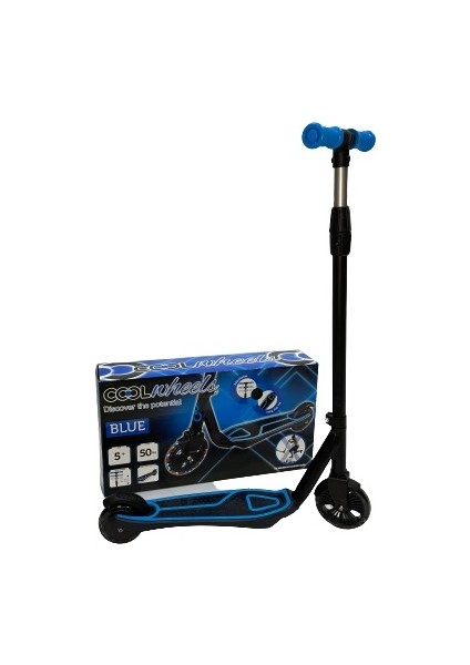 5 Yaş ve Üzeri 50 kg 2 Tekerlekli Mavi Çocuk Scooter