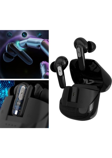 Bluetooth Gaming Earbuds Gerçek Kablosuz Küçük Dışarıda Dahili Dışarıda Dışarıda Dışarı (Yurt Dışından)